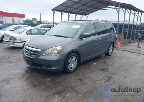 2007 Honda Odyssey Ex-L from USA, damaged, VIN 5FNRL38647B421689